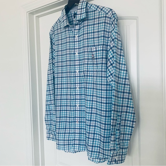 Psycho Bunny 100% Pima Cotton Button Down Shirt - Picture 3 of 8